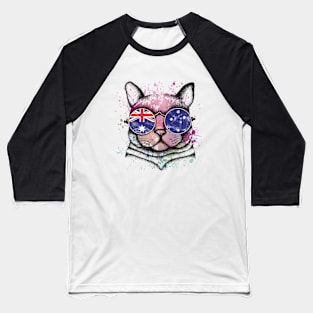 Cat australian Baseball T-Shirt